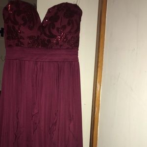 Red homecoming dress